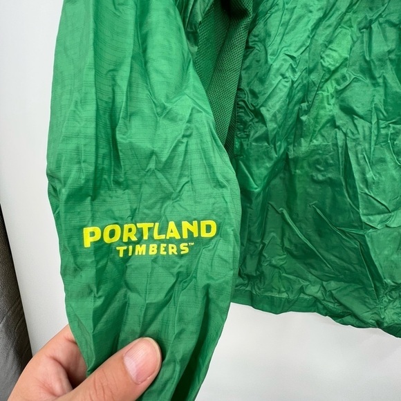 GIII Sports By Carl Banks Vintage Portland Timbers Wind Breaker Jacket - Picture 7 of 9